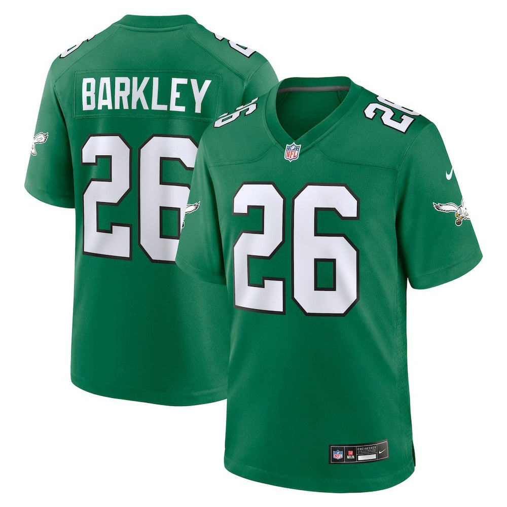 NFL Saquon Barkley Philadelphia Eagles Alternate Game Jersey - Kelly Green