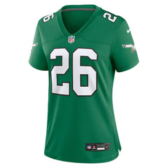 NFL Saquon Barkley Philadelphia Eagles Women's Alternate Game Jersey - Kelly Green
