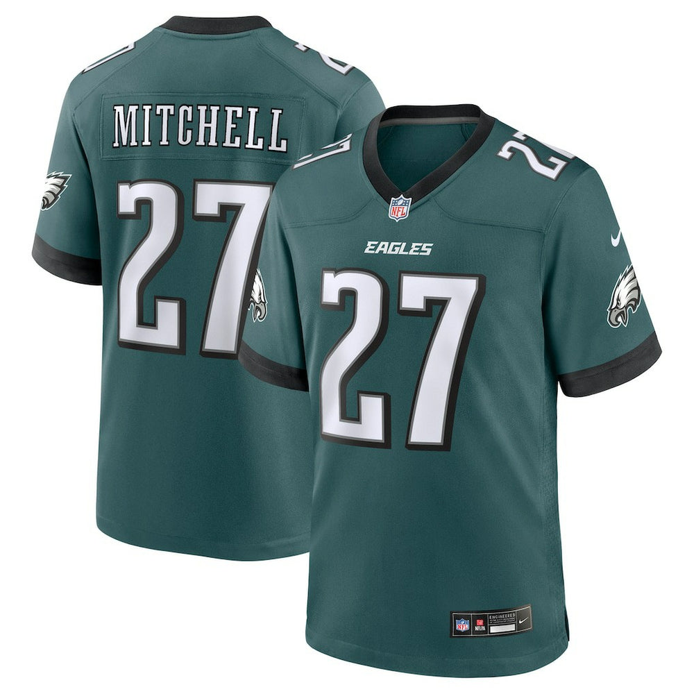 NFL Quinyon Mitchell Philadelphia Eagles Player Game Jersey - Midnight Green