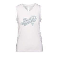 NHL Florida Panthers Levelwear Women's Paisley Sweep V-Neck Tank Top - White