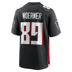 NFL Charlie Woerner Atlanta Falcons Game Jersey - Black