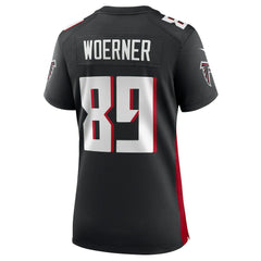 NFL Charlie Woerner Atlanta Falcons Women's Game Jersey - Black