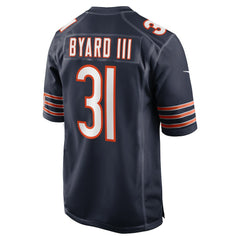 NFL Kevin Byard III Chicago Bears Game Jersey - Navy