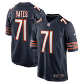 Ryan Bates Chicago Bears Game Jersey Navy