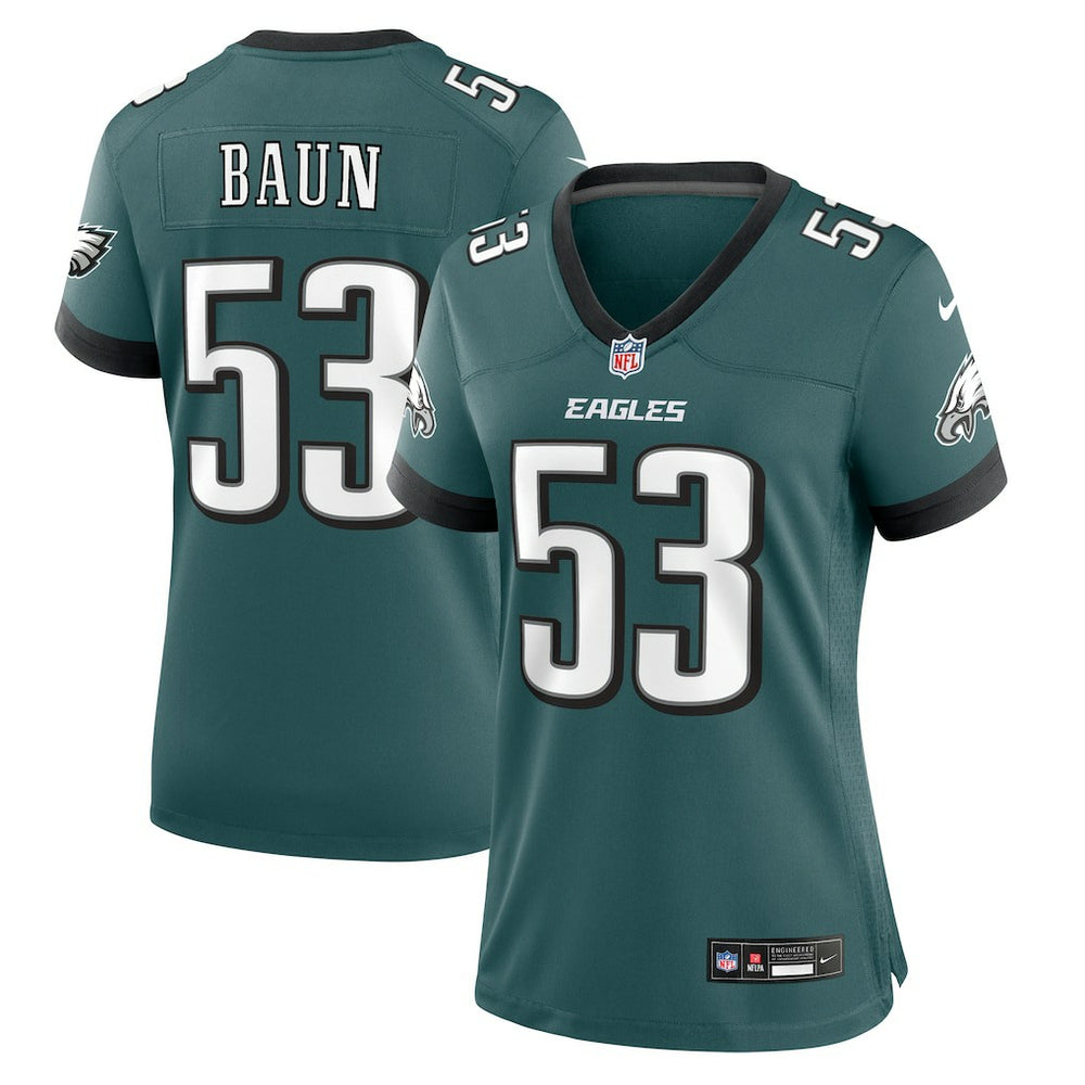 Zack Baun Philadelphia Eagles Women's Game Jersey Midnight Green