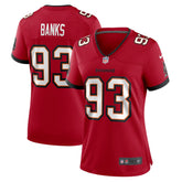 NFL Eric Banks Tampa Bay Buccaneers Women's Game Jersey - Red