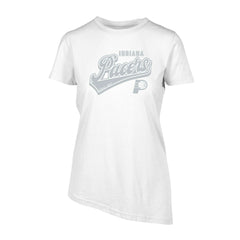 Indiana Pacers Levelwear Women's Birch Sweep T-Shirt White