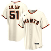 MLB Jung Hoo Lee San Francisco Giants Nike Home Replica Player Jersey - Cream
