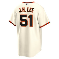 MLB Jung Hoo Lee San Francisco Giants Nike Home Replica Player Jersey - Cream