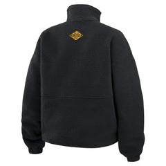 NHL Boston Bruins WEAR by Erin Andrews Women's Polar Fleece Half-Zip Jacket - Black