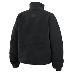NHL Vegas Golden Knights WEAR by Erin Andrews Women's Polar Fleece Half-Zip Jacket - Black
