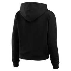 NHL Vegas Golden Knights WEAR by Erin Andrews Women's Waffle-Knit Pullover Hoodie - Black