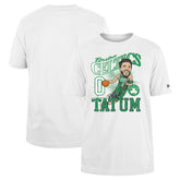 Jayson Tatum Boston Celtics Caricature Player T-Shirt White