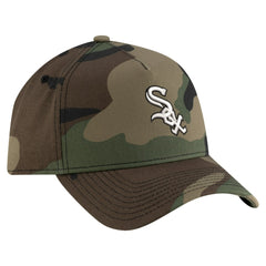 Chicago White Sox New Era Woodland Team Pop 9FORTY A-Frame Adjustable Hat - Camo Hats