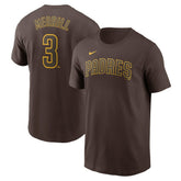 Jackson Merrill San Diego Padres Nike Fuse Name & Number T-Shirt - Brown T-shirts