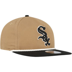 Chicago White Sox New Era Golfer Snapback Hat - Khaki/Black Hats