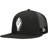 Atlanta Braves New Era 59FIFTY Trucker Fitted Hat - Black Hats