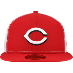 Cincinnati Reds New Era Team Color 59FIFTY Trucker Fitted Hat - Red Hats