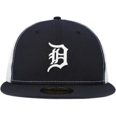 Detroit Tigers New Era Team Color 59FIFTY Trucker Fitted Hat - Navy Hats