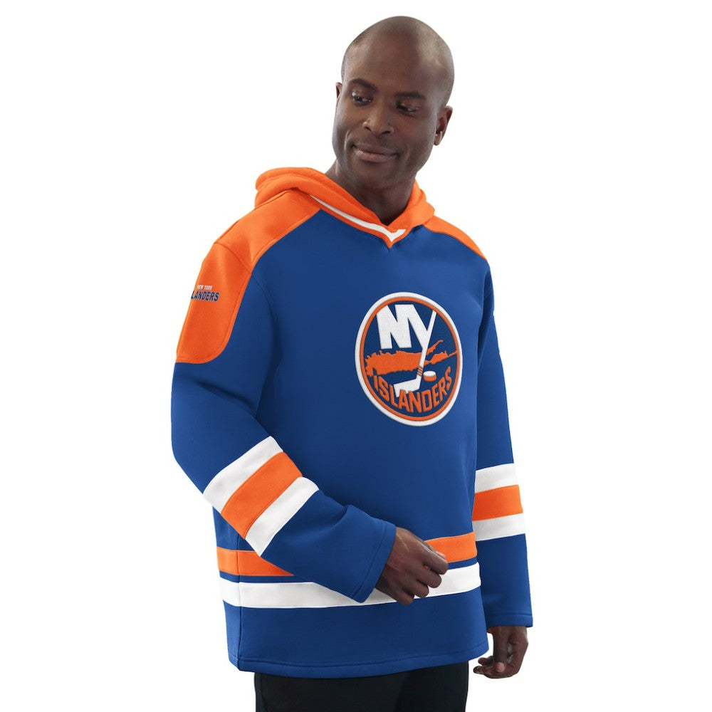 NHL New York Islanders Starter Hockey Pullover Hoodie - Royal/Orange