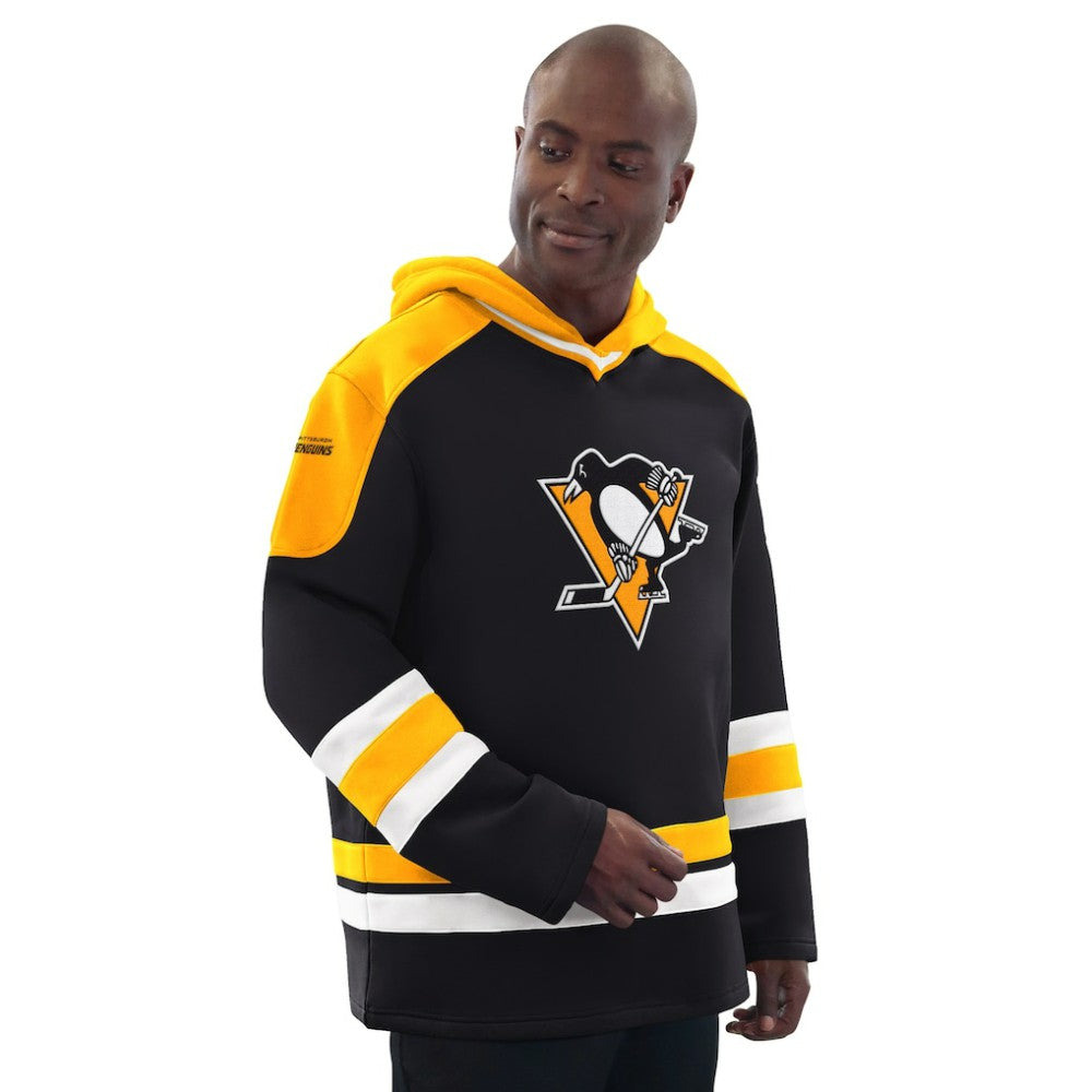 NHL Pittsburgh Penguins Starter Hockey Pullover Hoodie - Black/Gold