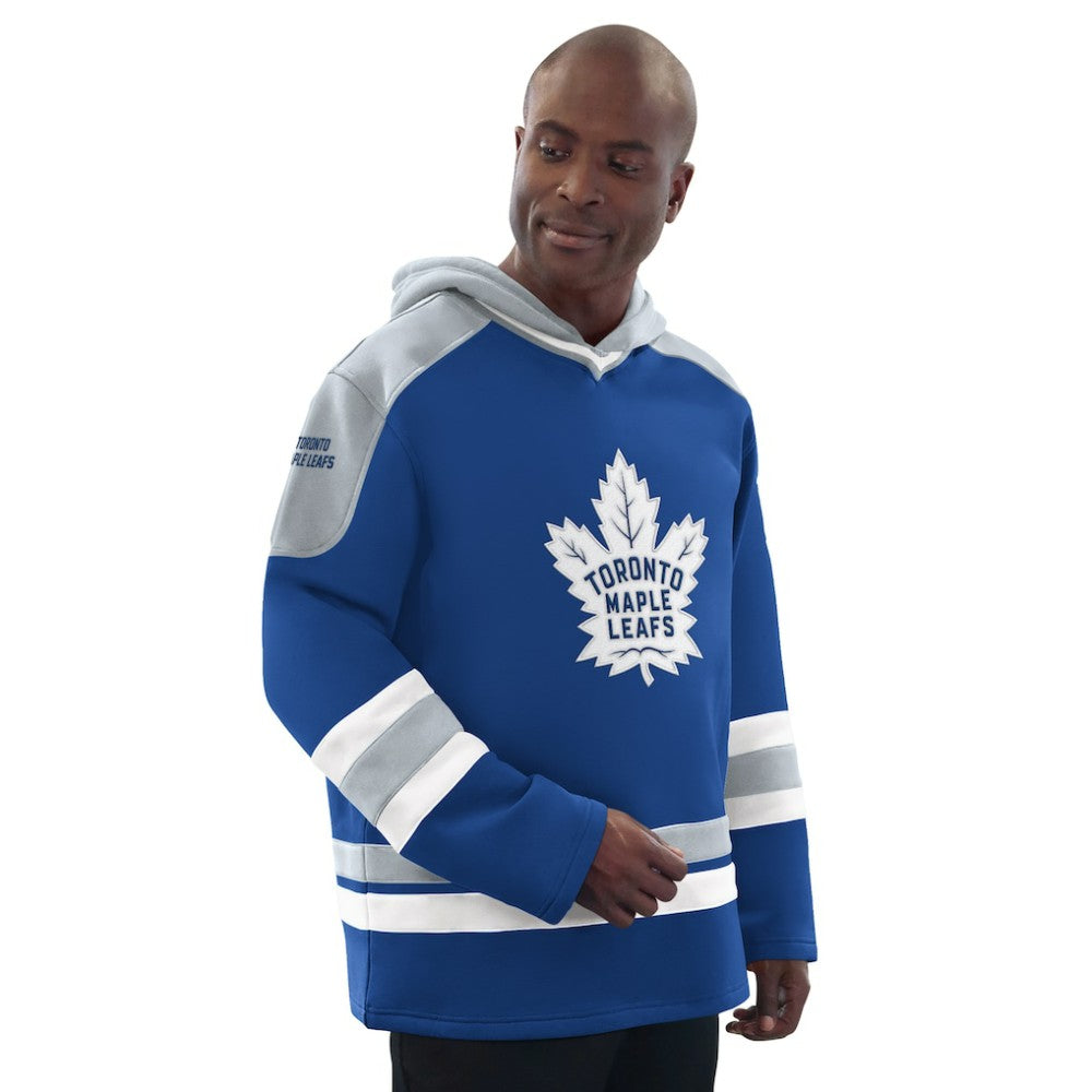 NHL Toronto Maple Leafs Starter Hockey Pullover Hoodie - Blue/Gray