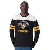 NHL Pittsburgh Penguins Starter Blitz Durene Long Sleeve T-Shirt - Black