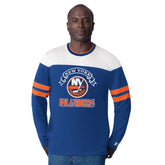 NHL New York Islanders Starter Blitz Durene Long Sleeve T-Shirt - Royal