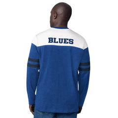 NHL St. Louis Blues Starter Blitz Durene Long Sleeve T-Shirt - Blue