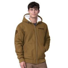 NHL Pittsburgh Penguins G-III Sports by Carl Banks Build Up Full-Zip Hoodie Jacket - Tan