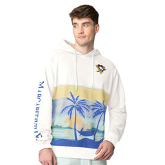 NHL Pittsburgh Penguins Margaritaville Island Dream Peached Pullover Hoodie - Cream