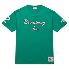 Joe Namath New York Jets Retired Player Nickname T-Shirt Kelly Green