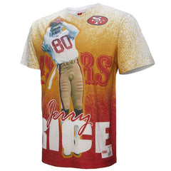 Jerry Rice San Francisco 49ers Burst Retired Player T-Shirt Gray