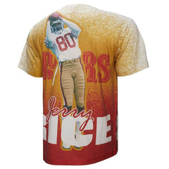 Jerry Rice San Francisco 49ers Burst Retired Player T-Shirt Gray