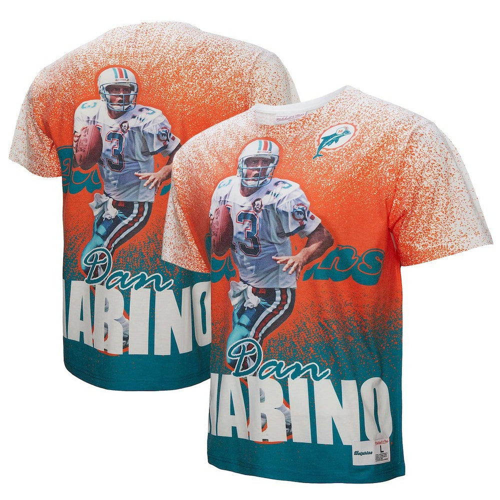 Dan Marino Miami Dolphins Burst Retired Player T-Shirt White