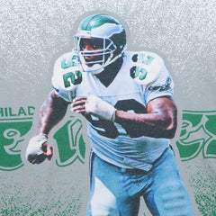 Reggie White Philadelphia Eagles Burst Retired Player T-Shirt Gray