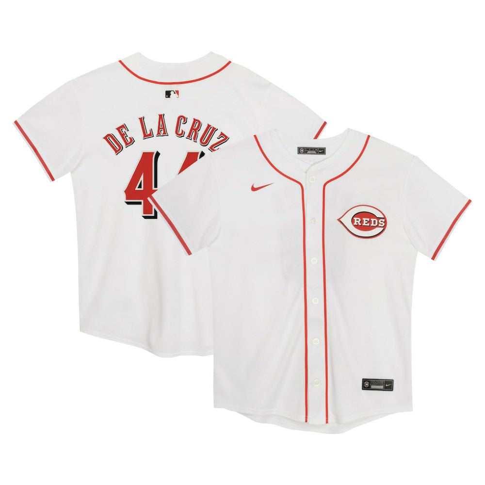 MLB Elly De La Cruz Cincinnati Reds Nike Preschool Home Game Jersey - White