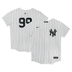MLB Aaron Judge New York Yankees Nike Preschool Home Game Jersey - White