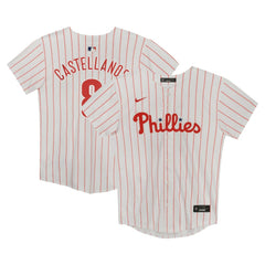MLB Nick Castellanos Philadelphia Phillies Nike Preschool Home Game Jersey - White