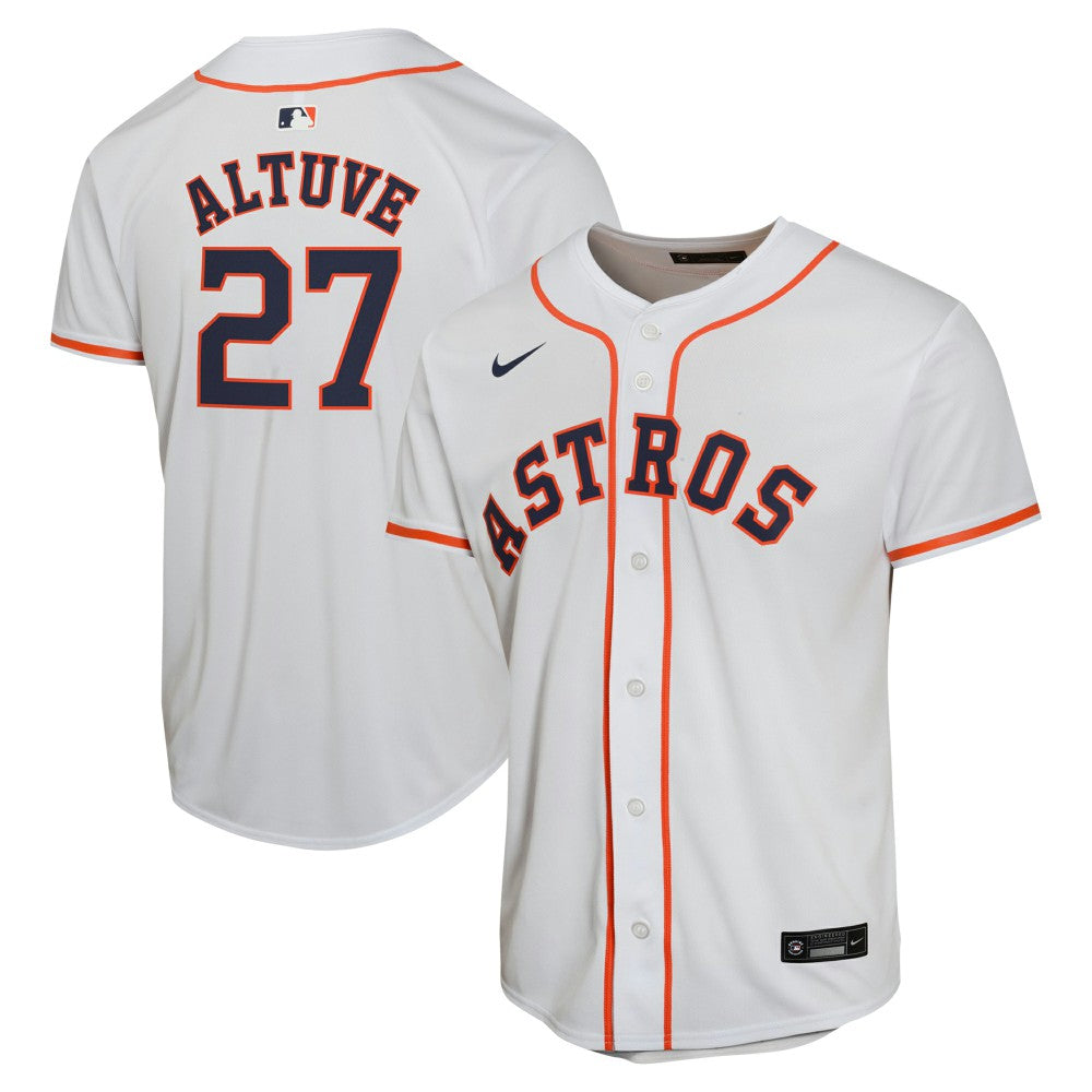 MLB Jose Altuve Houston Astros Nike Youth Home Game Player Jersey - White