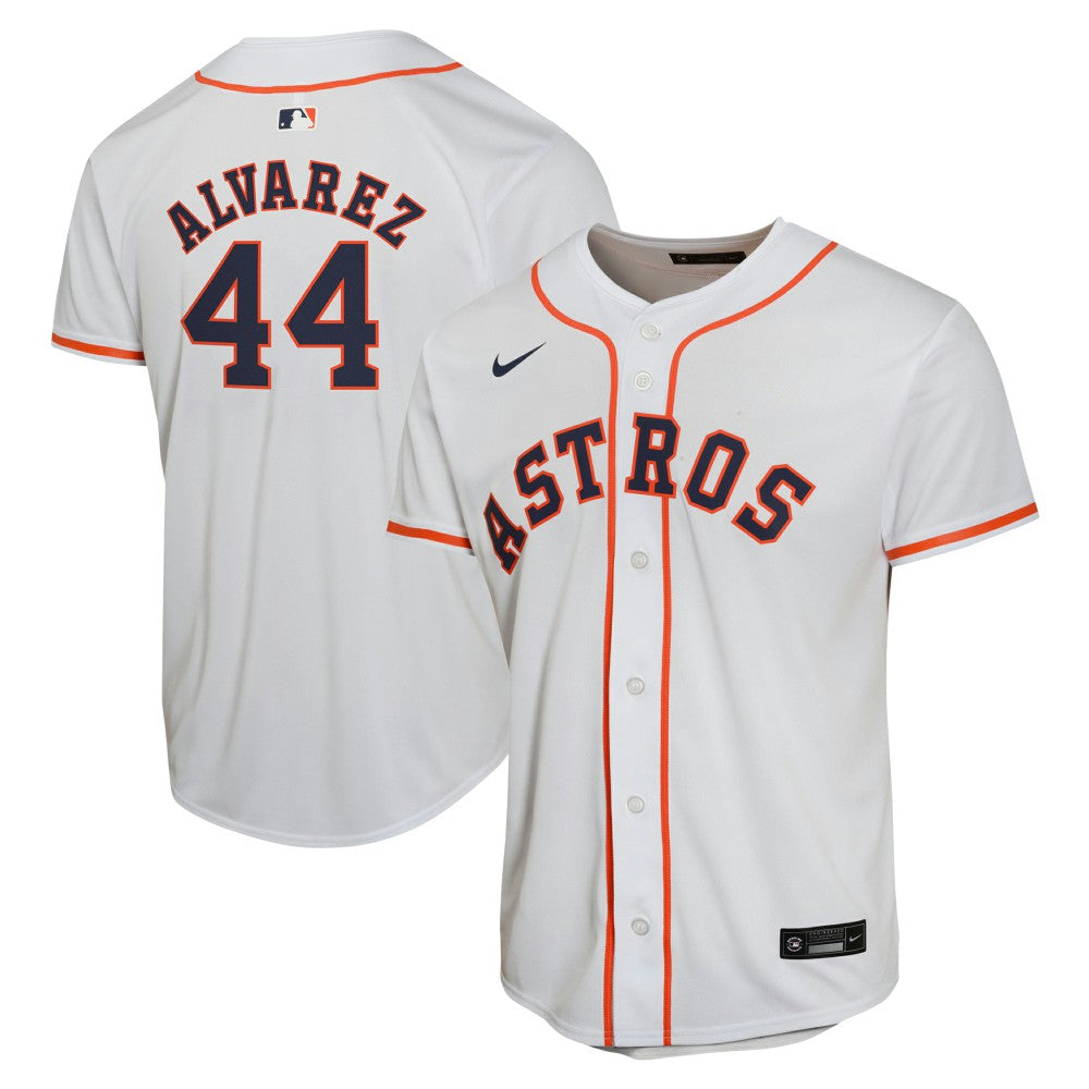 Yordan Alvarez Houston Astros Nike Youth Home Game Player Jersey - White Jerseys