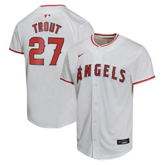 MLB Mike Trout Los Angeles Angels Nike Youth Home Game Player Jersey - White