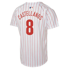 MLB Nick Castellanos Philadelphia Phillies Nike Youth Home Game Player Jersey - White