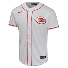 MLB Elly De La Cruz Cincinnati Reds Nike Youth Home Game Player Jersey - White