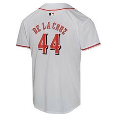 MLB Elly De La Cruz Cincinnati Reds Nike Youth Home Game Player Jersey - White