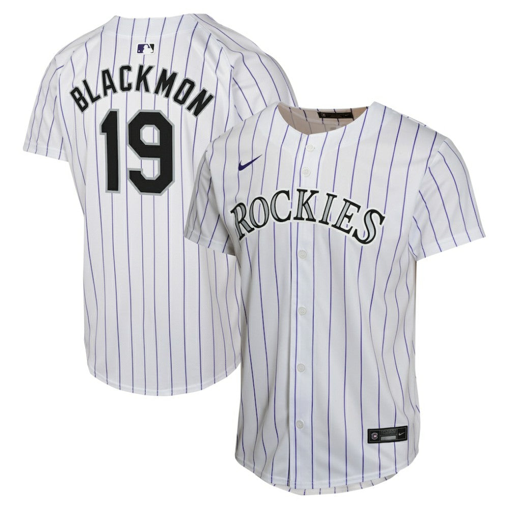 MLB Charlie Blackmon Colorado Rockies Nike Youth Home Game Player Jersey - White