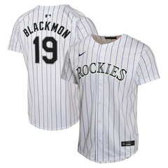 MLB Charlie Blackmon Colorado Rockies Nike Youth Home Game Player Jersey - White