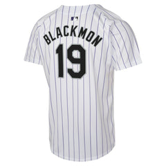 MLB Charlie Blackmon Colorado Rockies Nike Youth Home Game Player Jersey - White