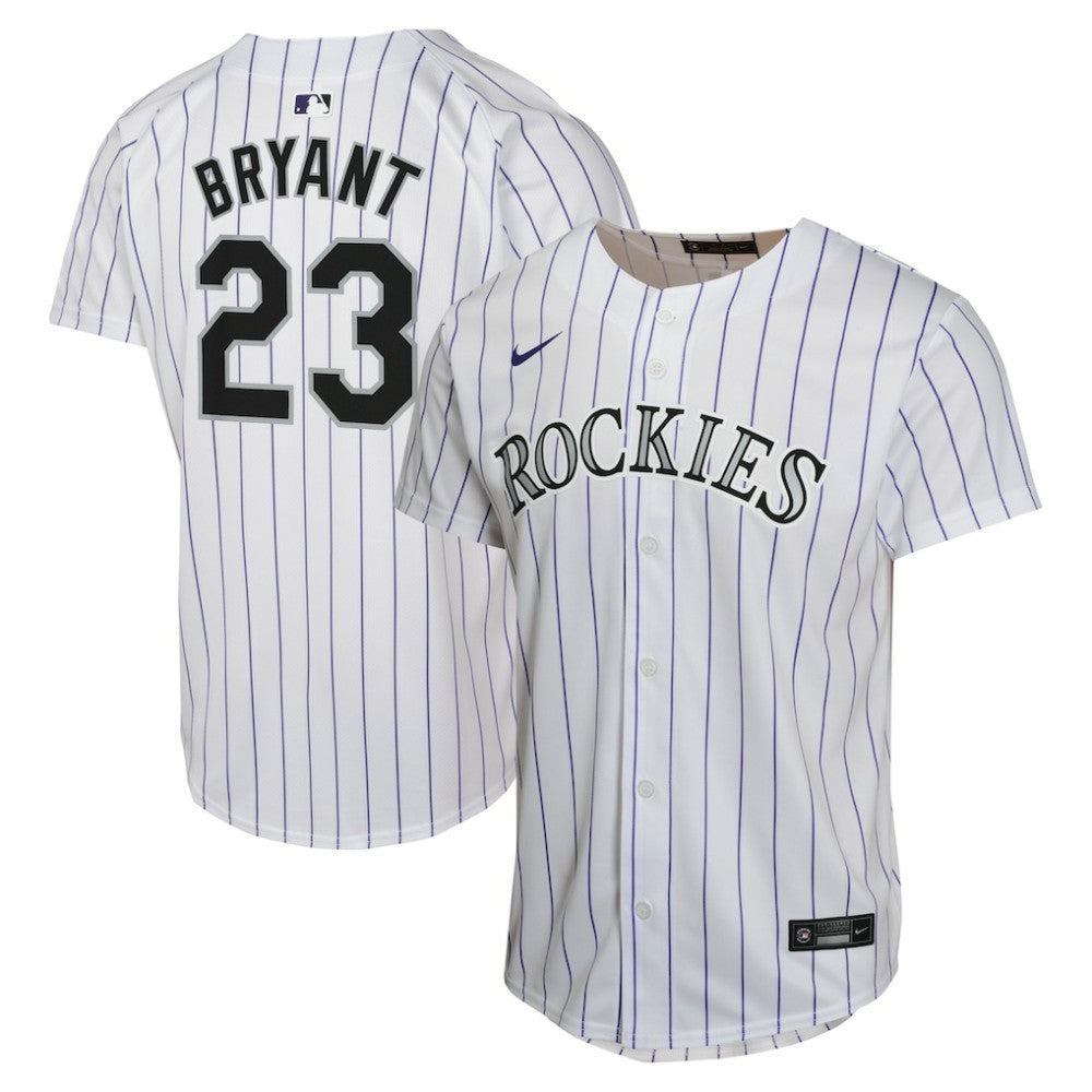 MLB Kris Bryant Colorado Rockies Nike Youth Home Game Player Jersey - White