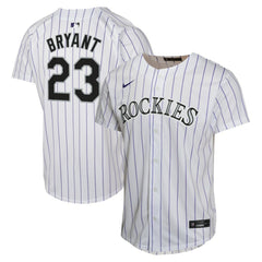 MLB Kris Bryant Colorado Rockies Nike Youth Home Game Player Jersey - White